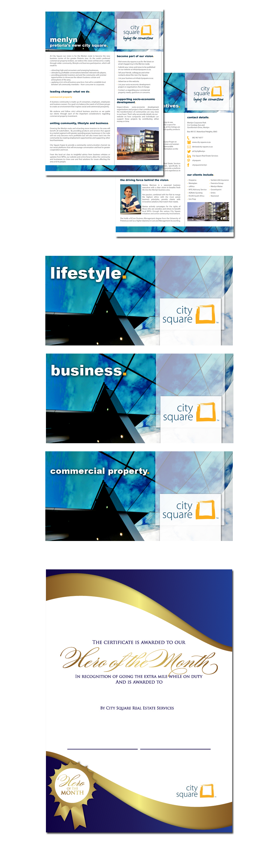 City Square Corporate Stationary Design
