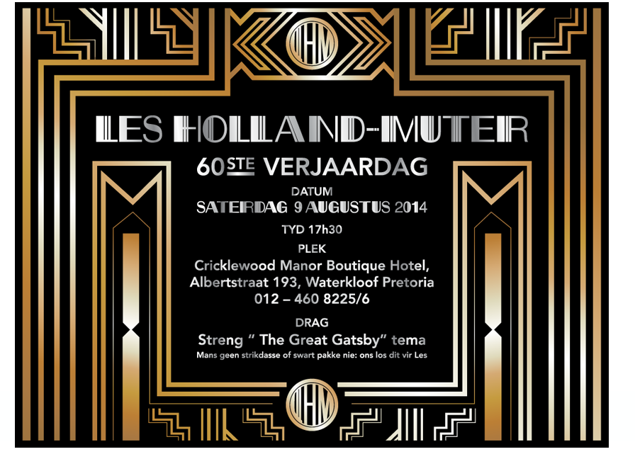 Les H Muter Birthday Invitation